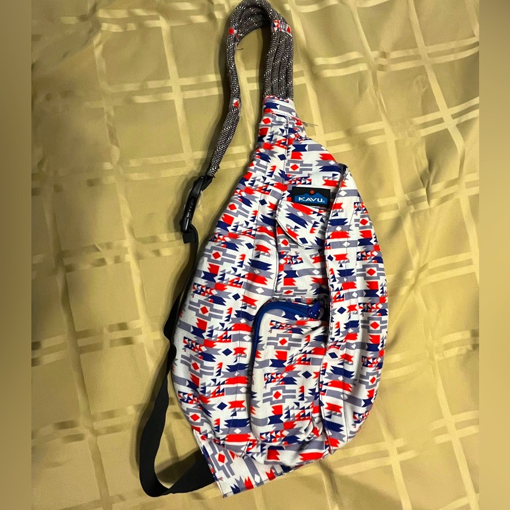 KAVU canvas rope bag backpack, sling crossbody